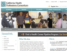 Tablet Screenshot of calhpc.org